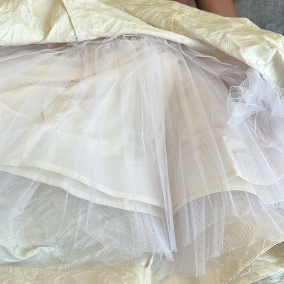 Ann Taylor Strapless Ball Gown Wedding Dress - Picture 8 of 12